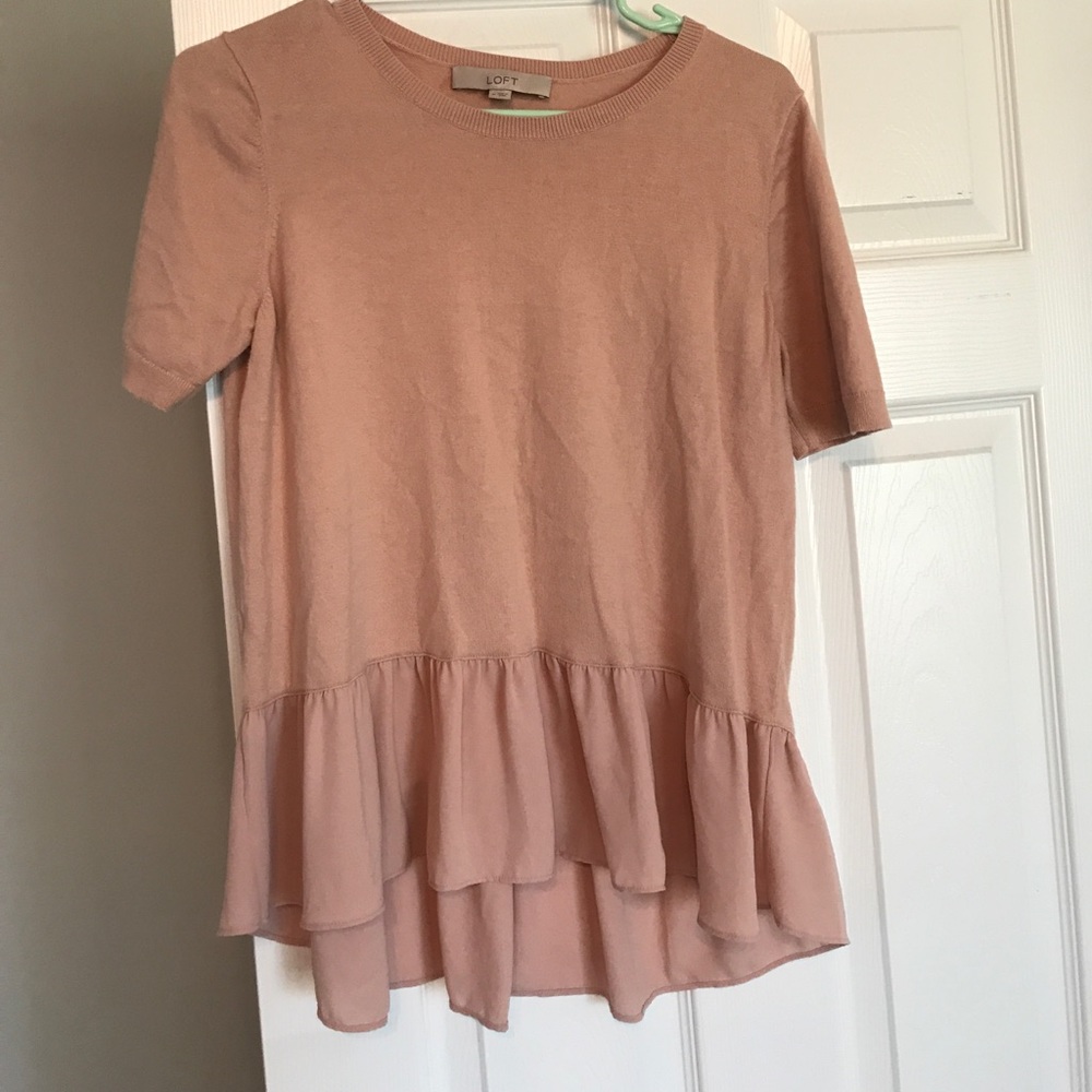 Pale pink cute work top